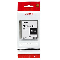 Картридж Canon PFI-120MBK черный матовый оригинальный, ресурс 130 страниц