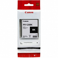 Картридж Canon PFI-120BK черный оригинальный, ресурс 130 страниц